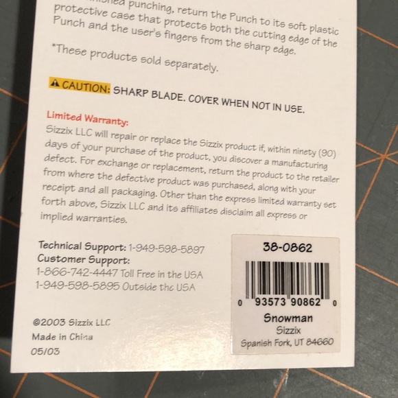 4. Sizzix paddle Punch Positionable Hand Punch die - Picture 11 of 15